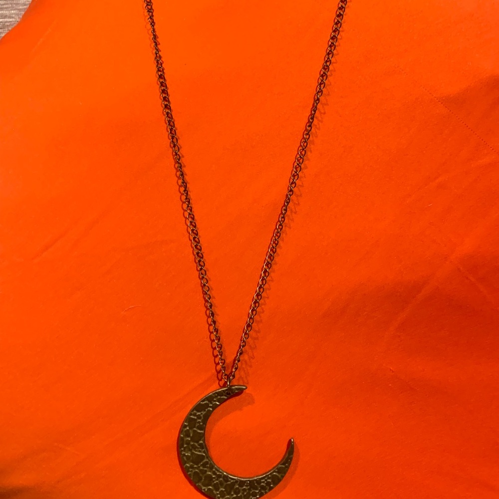 Crescent Moon Pendant Necklace